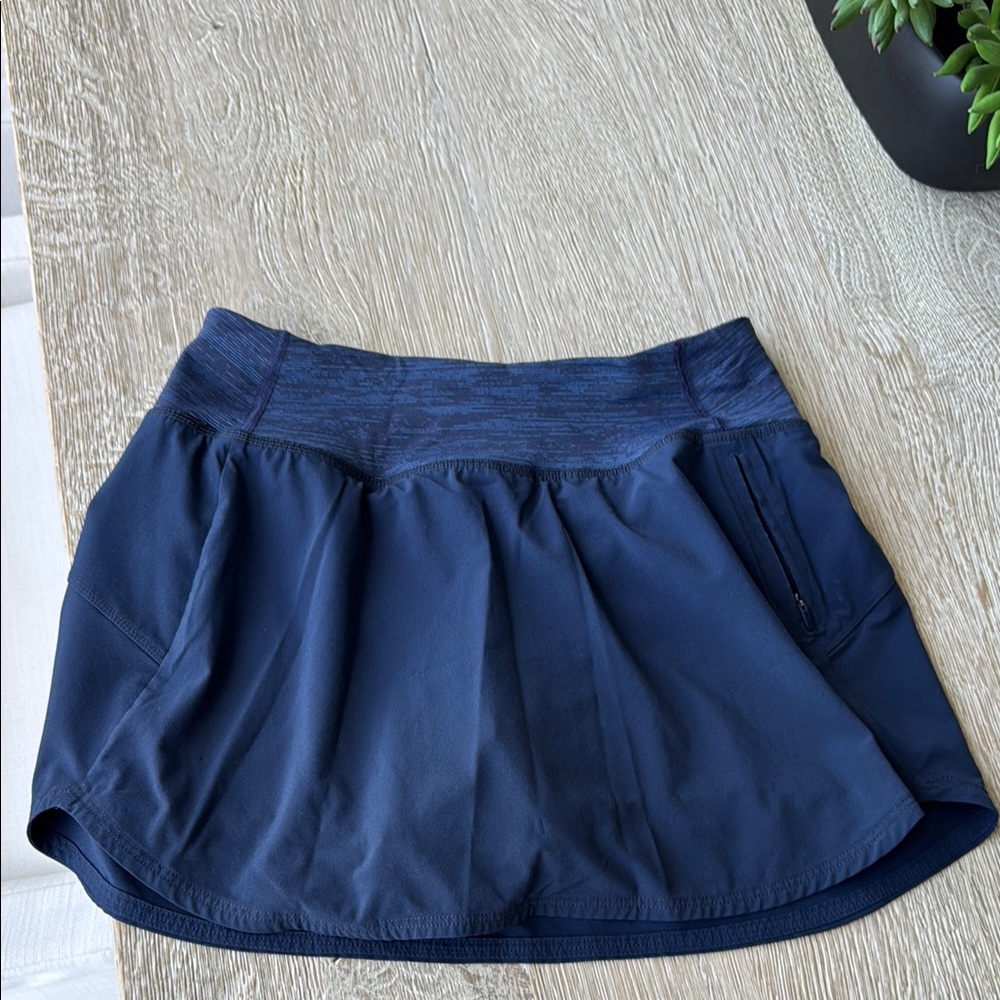 Navy Blue Athletic Skirt